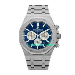 AP Men's Watch Automatyczne zegarki Audemar Pigue Royal Oak Chronographe 41 mm Auto Montre Homme Acier fnlr