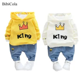 Polos Säugling Kleidung Sets Babyanzug 2021 Herbst Frühlingskleidung für Neugeborene Jungen Kleidung Hoodie+Pant 2pcs Outfit Kinder Kostüm