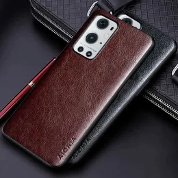 Cell Phone Cases Luxury PU leather Case for Oneplus 9 Pro 9R 9RT 5G with Business solid color design phone cover for oneplus 9 pro case capa d240424