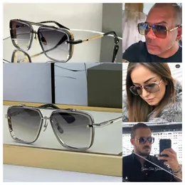 Солнцезащитные очки Dita Mach Six Mens Designer для мужчин Женщины Lunette de Soleil квадратные металлические очки рамы