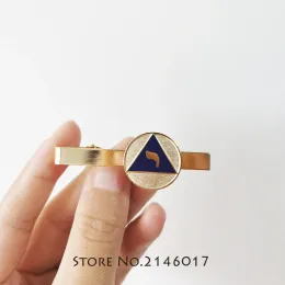 CLIP MASONIC 14 ° grado Rite scozzese Yod Lodge of Perfection Feemason Tie bar clip Masons Freemasonry Clasp