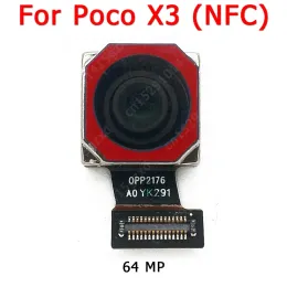 모듈 Xiaomi Mi Poco X3 NFC 메인 뒷면 큰 카메라 모듈 플렉스 교체 예비 부품의 모듈 원래 후면 뷰 백 카메라