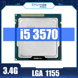 تستخدم Epilators الأصلي Xeon Intel CPU I5 3570 رباعية CORE 3.4GHz L3 = 6M 77W SOCKET LGA 1155 I53570 CPU