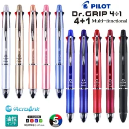 Pens Pilot Dr.Grip Multifunction Pen BKHDF Pallpoint Pen + 0.5mm Mechanical Pencil Student Writing School Supplies Art Stationery