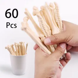 PENS 60PCS Halloween Decorazione osseo BONE Ballpoint Penne Nuota Scheletro Penna da ballo Penna Funny Pen