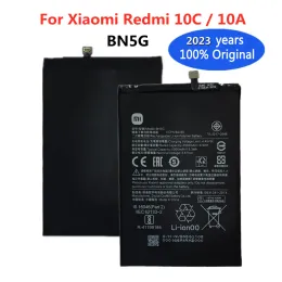 Batterier 2023 Original Xiaomi BN5G 5000mAh Batteri för Xiaomi Redmi 10C Redmi 10A Högkvalitativ ersättning Smarttelefonbatteri i lager