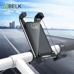 Stands Universal Bicycle Phone Holder för iPhone Xiaomi Motorcykel Mobil Mobiltelefonhållare Bike StandBar Clip Stand GPS Mount Bracket