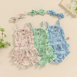 Roupas conjuntos de roupas Lovley Summer Baby Girls Rous