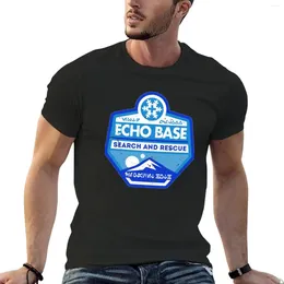 Herrpolos eko bas sökning och räddning t-shirt vanliga svarta för en pojke vintage kläder svett skjortor män