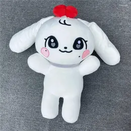 Travesseiro de 40 cm de kpop ive cereja de cerejas minive kawaii brinquedos de boneca de boneca de boneco de desenho animado travesseiros para sofá de sofá de quarto decoração