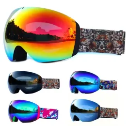 Occhiali da sci esterno per occhiali per uomini e donne Doublelayer permanente Uv400 Protezione da sciog goggle Ocgle colorate Maschera