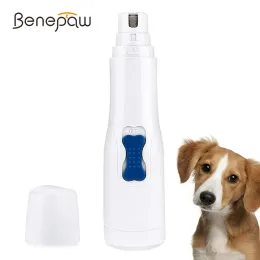 Clippers Benepaw Electric Pet Unh Nail Portable Safe Seguro bastante pequeno Médio grande unhas de cachorro Próxido Cuidado de pata suave TRIMMER