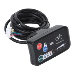 Acessórios 1x (Display LED 24V 36V 48V Bicicleta elétrica KT 880 Painel de controle Ebike Refrigeer Electric Carro Mestre RF remoto sem fio