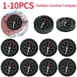 Kompass 110pcs Portable Mini Camping 45mm Outdoor Survival Compass Guider Navigation Button Design Pocket Compass Praktische Guider