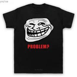 Camisetas masculinas trollface meme raiva cômico engraçado troll piada internet mass feminino camiseta de camisetas para jovens idosos antigos agel2404