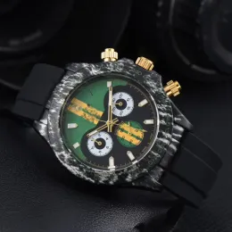 Nova luxo de alta qualidade coleção de marca strap cronógrafo aaa relógio para homens rox08