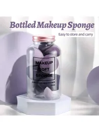 Puff Beauty Egg Set, Makeup Puff 7 комплектов в бутылке с дрейфом, макияж Duph/Weet Использование для фундамента/жидкости/крема/порошка.