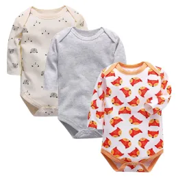 One-Pieces Baby Bodysuit Fashion 1pieces/lot Newborn Body Baby long Sleeve Overalls Infant Boy Girl Jumpsuit kid clothes