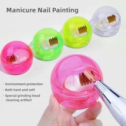 Bits Nail Drill Bit Cleaning Brush Copper Wire Remove Dust Hard Drill Grinding Head Soft Brush Cleaner Nail Art Tool Accessories