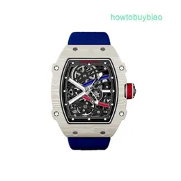 Роскошные наручные часы Автоматические движения часов rm67-02 Extra Flat Alexis Pinturault Edition Mens Watch Wn-qhvt