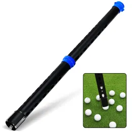 AIDS Golf Retriever, Piciere di palla staccabile in alluminio, 34,25 "Golf Ball Grabber, può contenere 20 collezionisti di palline da golf, strumento di recupero delle palle