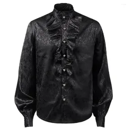 Camicie da uomo camicie da uomo camicia vintage a vapore vintage medievale vittoriana vittoriana vittorian gotica arruffato teatro stage masche