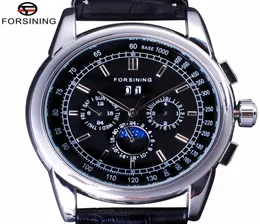 Forsining Luxury Moon Phase Design Shanghai Bewegung Mode Casual Wear Automatic Watch Scale Mens Watch Top Marke Luxury7921404