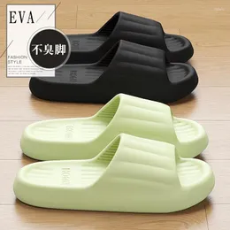 Slippers QYCKABY Summer Home Women Men Platform Anti-skid Simplicity Flip Flops Beach Slipper Sandals Bath Slides Indoor Outdoor