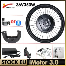 Bicycle No VAT IMortor Kit di conversione della bicicletta elettrica 3 ruota 36V 350W Motore 26 "27,5" 700C 29 "kit di conversione della bici con batteria da 7 ah