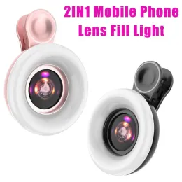 Filtros lentes de telefone celular 15x Lente macro para fotografia de beleza Eyelashes Nails Pupils Makeup Photography preenche a luz