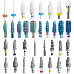 Bits 67 Styles Carbide Nail Drill Bits Rotate Electric Ceramic Milling Cutter For Manicure Gel Polish Remover Nail Files Pedicure