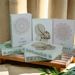 Dekorative Objekte Figuren Islamische Moschee Muslim Schrift Luxus Dekoration gefälschte Buchbox Wohnzimmer Bücher Books Hotel Kaffee Tischschrank D240424