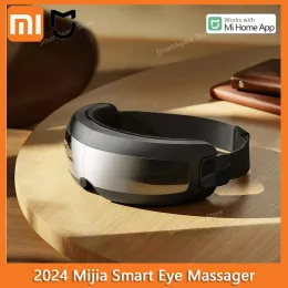 Controllo Xiaomi Mijia Intelligent Eye Massager Hot Compress Zone Massage Visual Folding Glasses Visual Oggeri personalizzati per la salute per l'App per la casa Mi