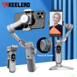 ジンバルスマートフォンジンバルスタビライザーAochuan X Pro 3axis Phone Gimbal for Xiaomi iPhone 14 Pro Max YouTube Tiktok Vlogビデオレコード