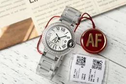 2024 NEW AF AF Women's Watch DIAMETER 28/33 مم سماكة 10 مم 316 سوار الفولاذ الفضل الأزرق جوهرة الكريستال المرآة الدال