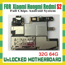 Антенна Полная проверка на Mother плату Redmi S2 Hongmi S2 100% Оригинальный разблокированный 32 ГБ/64 ГБ для Xiaomi Hongmi Redmi S2 Logic Board