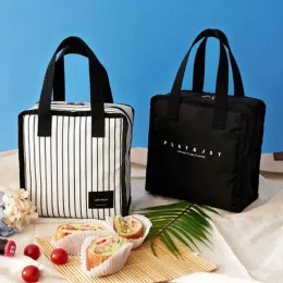 Taschen Lunchbag Office Worker Bringen Sie Mahlzeiten Thermal Beutel Kinderpicknick Getränk Snack Obst halten frische Handtaschen Food Bags