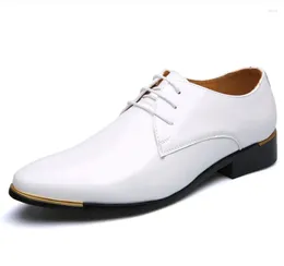 Casual Shoes Autumn Classic Business Men's Dress Fashion Elegant Formal Wedding Men Slip On Office Oxford For Black Red