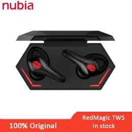 Headphones Original Nubia RedMagic TWS Gaming Earphones For Nubia RedMagic 5S 5G Wireless Bluetooth Earbuds Professional ESports Headset
