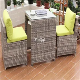 Camp Furniture Proqgf 1 Set Set Rattan стул и комбинированность стола расслабляйте один