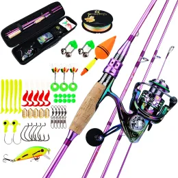 Accessoires Sougayilang Angelrute und Reel Combo Spinning Fishing Roll und Spinnstangen Angelschnüre Köder