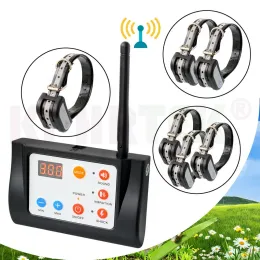 Collars 2 IN 1 Wireless Electronic Dog Fence System & Remote Dog Training Collar Beep Shock Vibration Training and Fence Function