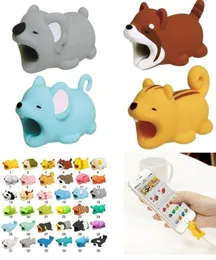 Kabelbiss 36Styles Animal Cable Protector Accessoire Spielzeugkabelbisse Hund Schwein Elefant Axolotl für iPhone Smartphone Ladegerät CO3725965