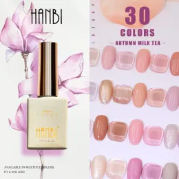 Kits Hanbi 30 Colo Milk Tea Mocha Gel Nail Polish Nail UV Gel Lack Soak Off Gelpolish LED Gel Lack Nail Art Lacque Prime