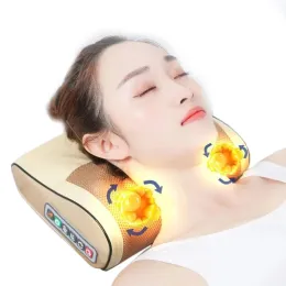 Massager Massage Custhow Neck Massager Riscaldamento a infrarossi posteriore elettrico Body Shiatsu Dispositivo testa cervicale Spalla impastare la salute Rilassata