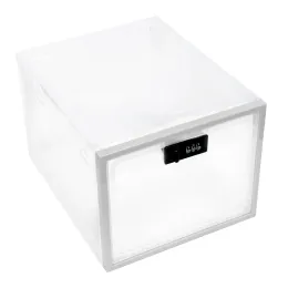 Bins Refrigerator Food Transparent Storage Box With Combination Lock Medicine Box Compact Sanitary Mobile Phone Tablet Password Box
