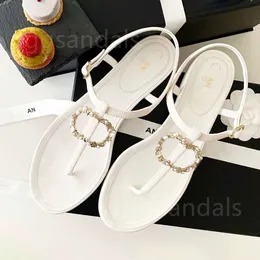 Designer sandalo metallo hasp slipper estate piscina piscina da donna spiaggia sexy cursori di lusso mulo scarpe casual di moda all'aperto loafer sandale