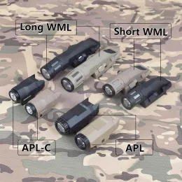 ライトインフォメスWML APL戦術的武器銃銃用ピストルGlock17ライフルAR15フィット20mmピカティニーハンティングストロボトーチ