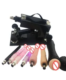 Nova arma de metralhadora de sexo retrátil automática Love Gun com Vagina Cup e Anal Dildo Sex Machine para mulheres e MEN1281622