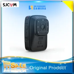 Kameralar SJCAM A10 Giyilebilir Body Worn Camera IP65 Su Geçirmez Eylem Kamera Taşınabilir Bodyworn Kamera Gece Görüşü